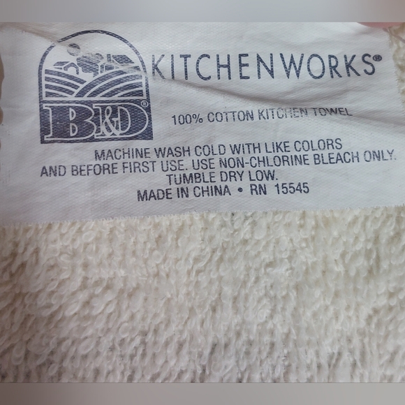 Hand made Child Size Scarecrow Dish Towel Padded Fall Apron - Picture 5 of 8